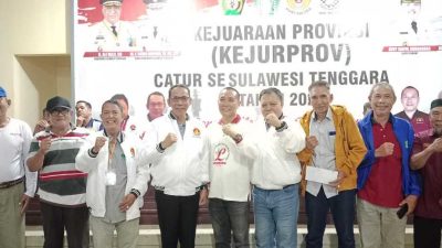 Kejurda Catur Konawe Ditutup, Percasi Sultra Harap Atlet Bisa Berprestasi Diajang Nasional