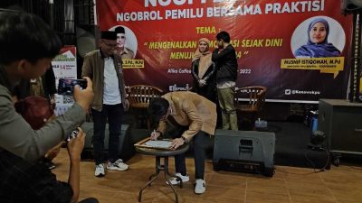 Edukasi Demokrasi Sejak Dini, KPU Konawe dan Dikbud Konawe Fasilitasi Pemilos SMP Serentak