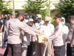 Personel Polda Sultra Kumpulkan Sumbangan Sukarela Bantu Korban Gempa Cianjur
