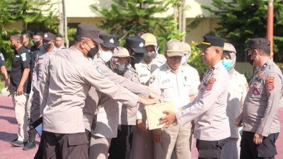 Personel Polda Sultra Kumpulkan Sumbangan Sukarela Bantu Korban Gempa Cianjur