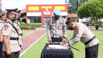 Sejumlah Kapolsek dan PJU Polresta Kendari Berganti, Ini Daftar Namanya