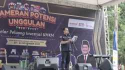 Kepala DPMPTSP Sultra yang juga Pj Bupati Kolut, Parinringi saat menyampaikan sambutan pada pembukaan Pameran Potensi Unggulan bagi pelaku UMKM di area Perkantoran Lasusua, Kolut/dok. Halosultra.com. Kepala DPMPTSP Sultra yang juga Pj Bupati Kolut, Parinringi saat menyampaikan sambutan pada pembukaan Pameran Potensi Unggulan bagi pelaku UMKM di area Perkantoran Lasusua, Kolut/dok. Halosultra.com.