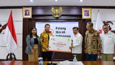 Bantu Korban Gempa Jabar, VDNIP Donasi Rp1 Milyar ke PMI