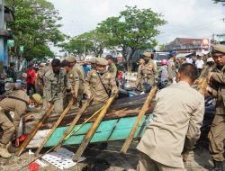 Satgas Penataan Kota Kendari Tertibkan PKL di Sejumlah Lokasi