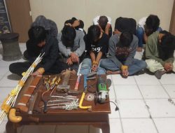Aniaya Dua Warga, 10 Anggota Geng Motor di Kendari Diamankan Polisi