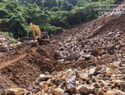 Tambang Batu Gamping Ilegal di Konut Ditindak Ditreskrimsus Polda Sultra, Dua Alat Berat Disita