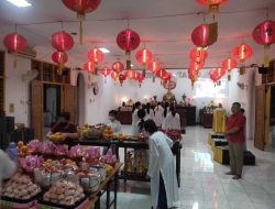 Polresta Kendari Sterilisasi Vihara Tekad Maitreya, Pastikan Perayaan Imlek Aman