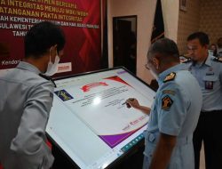 Kanwil Kemenkumham Sultra Tandatangani Pakta Integritas ZI WBK/WBBM Tahun 2023