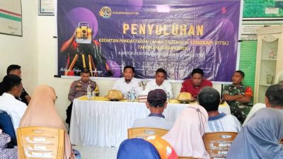 Kantor Pertanahan Wakatobi Gelar Penyuluhan Program PTSL 2023