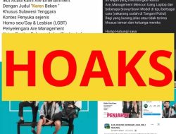 Manajemen Are Entertainment Sebut Event LGBT yang Bakal Digelar Itu Hoaks