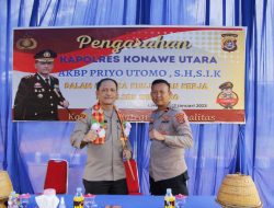 Kunker ke Polsek Wiwirano, Kapolres: Implementasikan Visi dan Misi Polres Konut