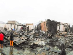 Pasar Lama Dawi-dawi Kolaka Terbakar, Kerugian Ditaksir Mencapai Rp 20 Miliar