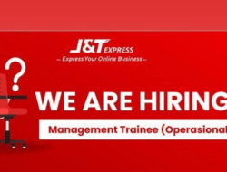 J&T Express Buka Loker Posisi Management Trainee, Berikut Kualifikasinya!