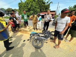 Motor yang Dikendarai Tabrak Truk, Pelajar SMP di Kendari Alami Luka Parah