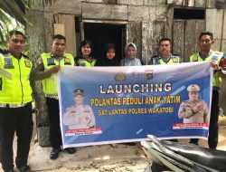 Polres Wakatobi Luncurkan Program Polantas Peduli Anak Yatim