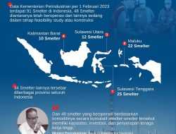 Infografis: 48 Smelter Beroperasi, Terbanyak di Sultra