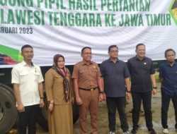 Gandeng CV CDC dan DPMPTSP, KADIN Sultra Kirim 24 Ton Jagung Pipil ke Jatim