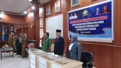 Muhammad Fadlansyah Resmi Dilantik Jadi Kadis Dukcapil Sultra