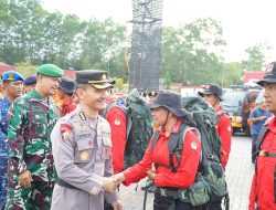 Siap Siaga Bencana di Sultra, TNI-Polri Gelar Pasukan