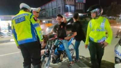 Satlantas Polres Konawe Tertibkan 31 Unit Kendaraan Berknalpot Brong