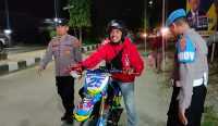 Salah satu kendaraan bermotor berkenalpot bising yang diamankan Satlantas Polres Konawe pada Sabtu (18/2/2023) malam/Ilfa, HaloSultra.com