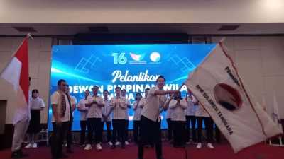 Pelantikan pengurus DPW Pemuda Perindo Sulawesi Tenggara/Andri Sutrisno, HaloSultra.com