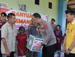 Kapolres Konut Salurkan Bantuan Kemanusiaan Polri untuk Negeri