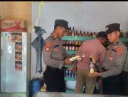 Operasi Pekat Anoa, Polres Konut Sita Puluhan Botol Miras