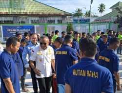 Kunjungan ke Rutan Raha, Kakanwil Minta Jaga Ketertiban