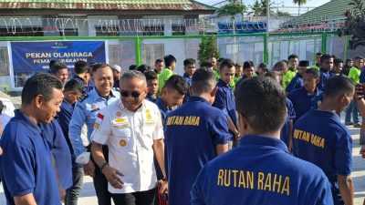 Kunjungan ke Rutan Raha, Kakanwil Minta Jaga Ketertiban