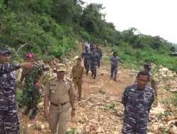 Danlanal Kendari Tinjau Lahan Pembangunan Lanal Baubau