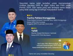 Infografis: Dari Mantan Bupati 2 Periode hingga Incumbent Panaskan Rivalitas Bacaleg PAN Sultra