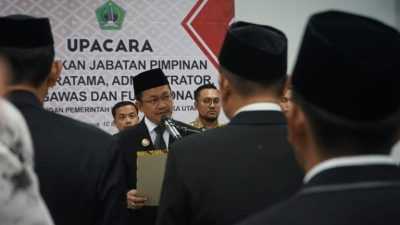 Pj Bupati Kolut Lantik Pejabat Pimpinan Tinggi Pratama, Administrator, Pengawas dan Fungsional