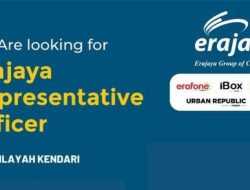 Info Loker: Erajaya Rekrutmen Posisi Representative Officer, Penempatan Area Kendari