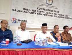 Ini Daftar Calon Anggota KPU Sultra yang Lolos Tes CAT dan Psikologi