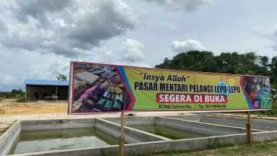 Pasar Mentari Pelangi Lepo-lepo Segera Dibuka Untuk Masyarakat