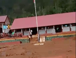 Sekolah di Konut Terdampak Tanah Longsor, Diduga Akibat Aktifitas Pertambangan PT BNN