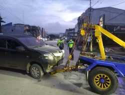 Kecelakaan di Perempatan SPBU Saranani, Satu Orang Tewas