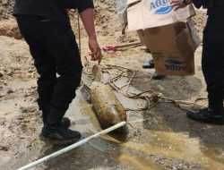 Buruh Bangunan di Kendari Temukan Bom Diduga Peninggalan Perang Dunia II