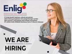 PT Enlig Mandiri Sejahtera Buka Loker Posisi Sales Executive, Penempatan Area Kendari
