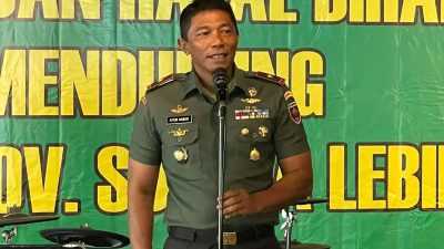 Komandan Korem 143/Haluoleo, Brigjen TNI Inf Ayub Akbar/Hasrul, HaloSultra.com