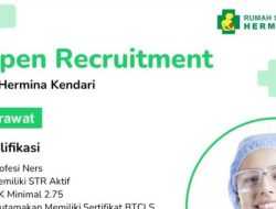 Lowongan Kerja Perawat di Rumah Sakit Hermina Kendari, Simak Kualifikasinya!