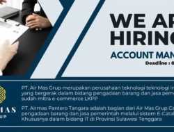Air Mas Group Buka Loker Posisi Account Manager, Simak Kualifikasi dan Cara Daftarnya!
