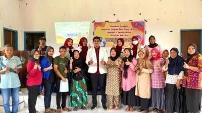 Mahasiswa PSPPA Angkatan IX UHO Sosialisasikan Pemanfaatan SDA Pesisir untuk Pencegahan Stunting