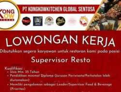 Info Loker Kendari: Kongkow Kitchen Buka Rekrutmen Posisi Supervisor Resto