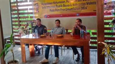 Bawaslu Wakatobi Gandeng PWI Tingkatkan Potensi Kehumasan Jelang Pemilu 2024