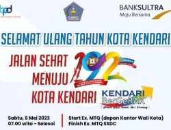 Jalan Sehat HUT Kota Kendari Digelar Besok, Ayo Ramaikan!