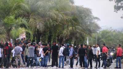 Polisi Sebut Demo Berujung Ricuh di Kendari karena Disusupi