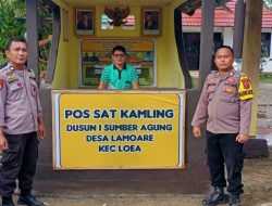 Tiga Polsek di Koltim Ikuti Lomba Poskamling yang Diadakan Polda Sultra