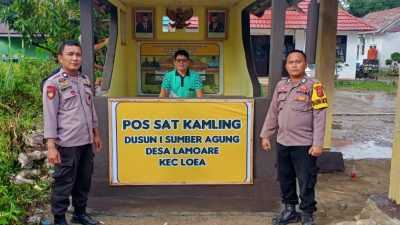 Tiga Polsek di Koltim Ikuti Lomba Poskamling yang Diadakan Polda Sultra